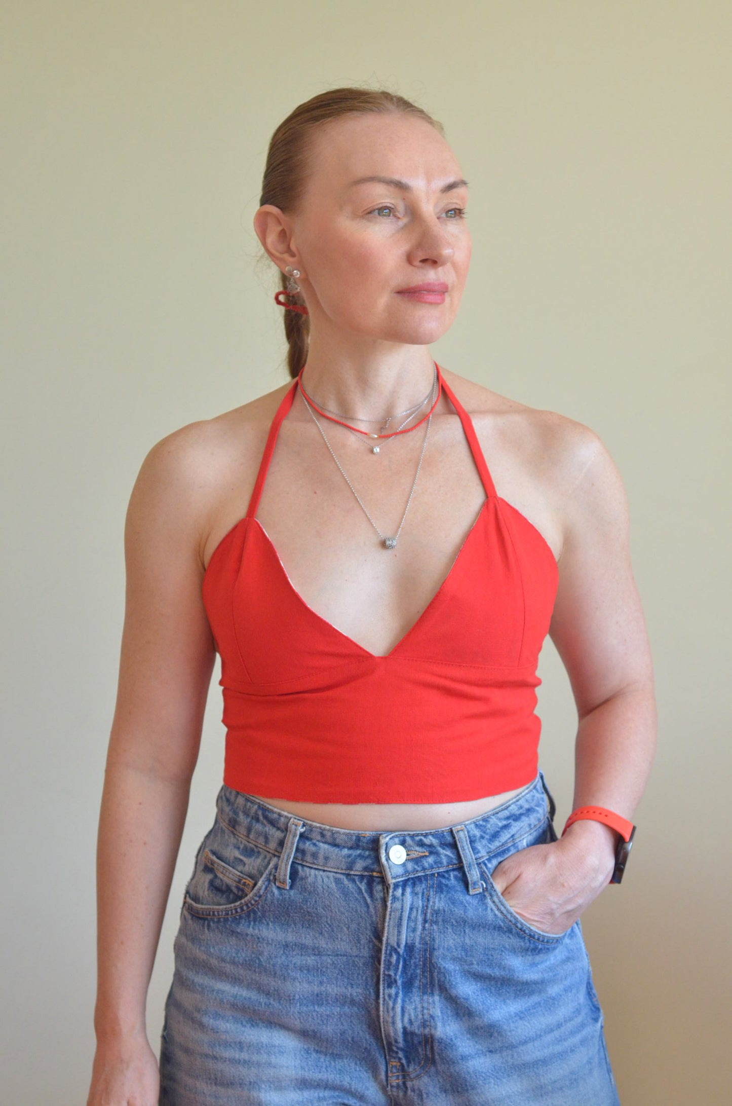 Reversible Summer Top (Red)