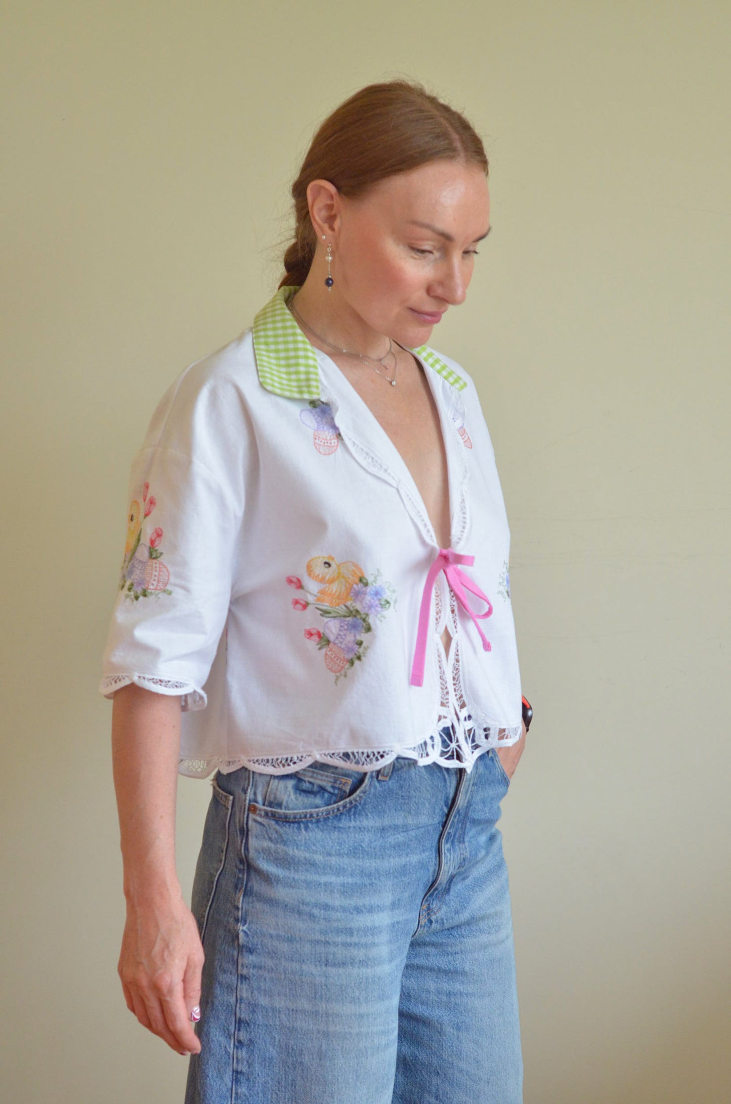 Shirt with Embroidery