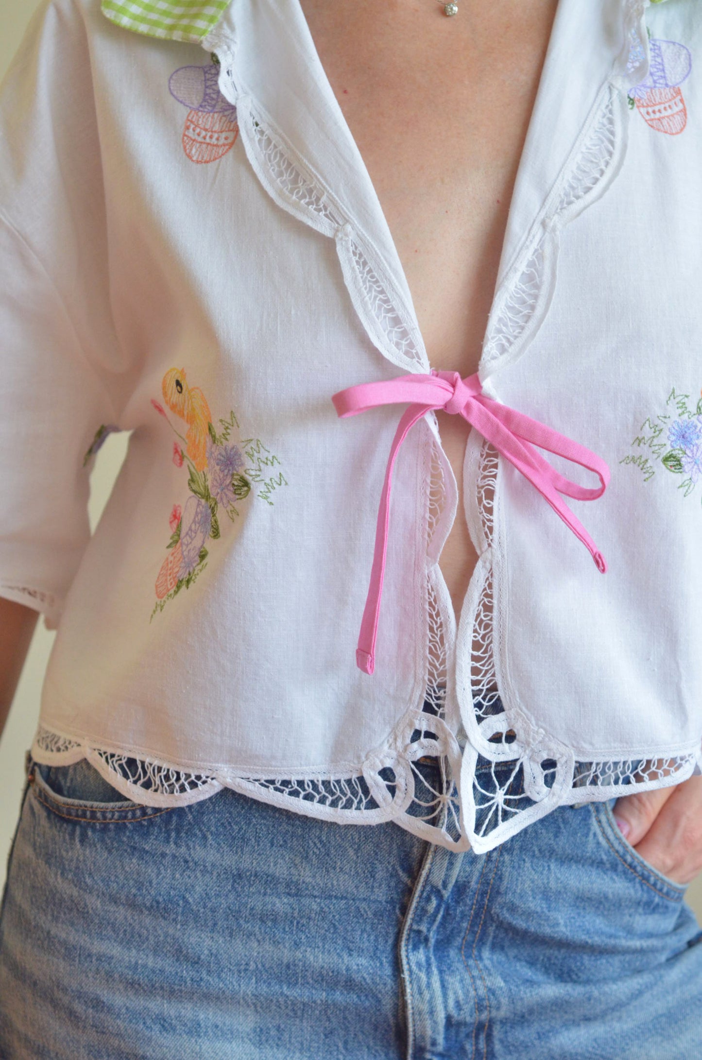 Shirt with Embroidery